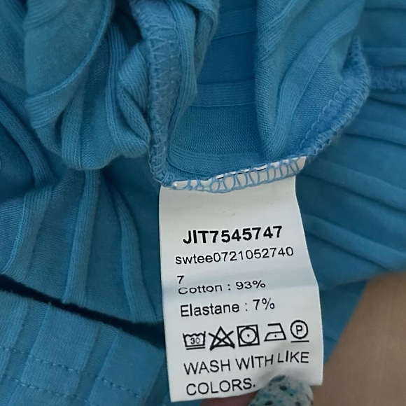 2 Ribbed Long Sleeve Stretch Tops Size XS - Picture 7 of 9